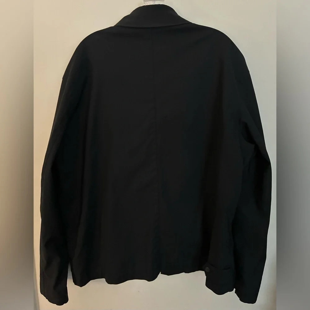 Newport Harbor Sport Men’s Black Lightweight Full-Zip Lined Jacket; Size XL